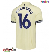 Camiseta Everton Vitaliy Mykolenko #16 Visitante Equipación 2025-26 manga corta